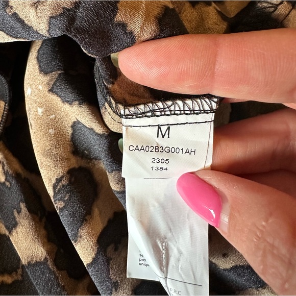 Cupshe | Leopard Print Drawstring Ruffled Skirt - Picture 5 of 7